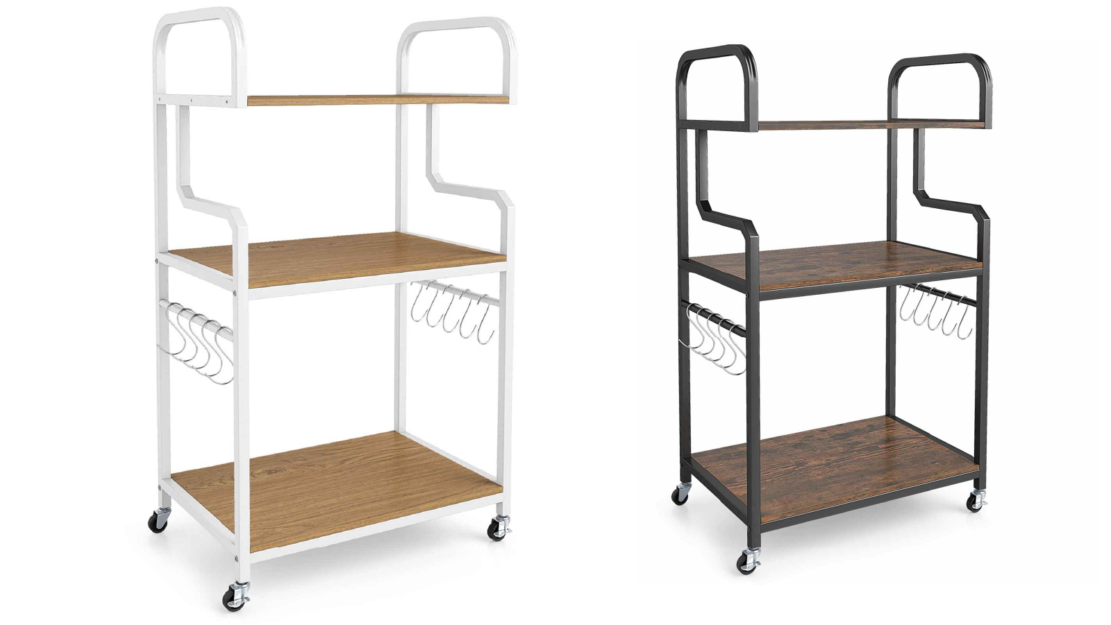 Costway 3 Tier Rolling Printer Stand