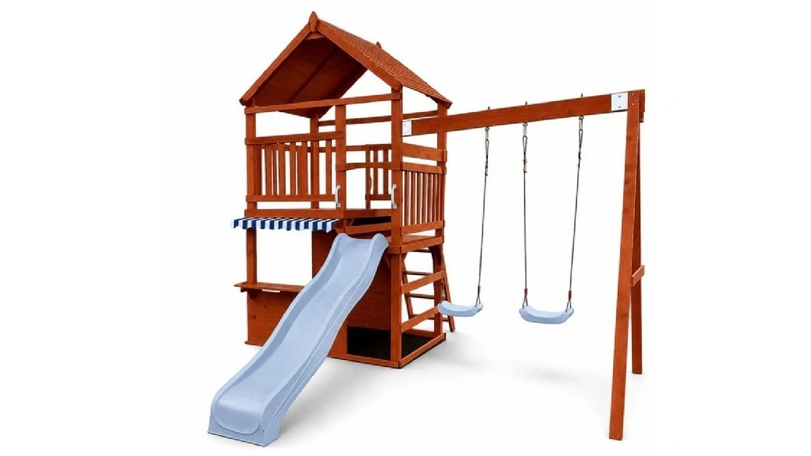 Hide & Seek Kids The Rusty Fort - Baby Blue Slide and Accessories