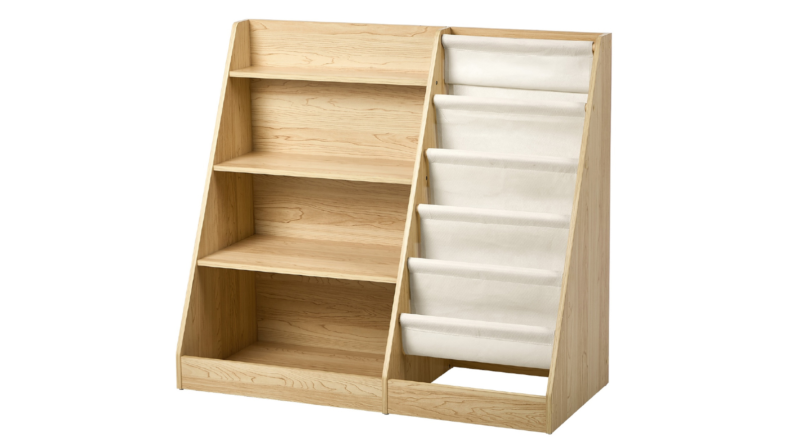 Oikiture Multi Tiers Kids Bookshelf  Display Rack