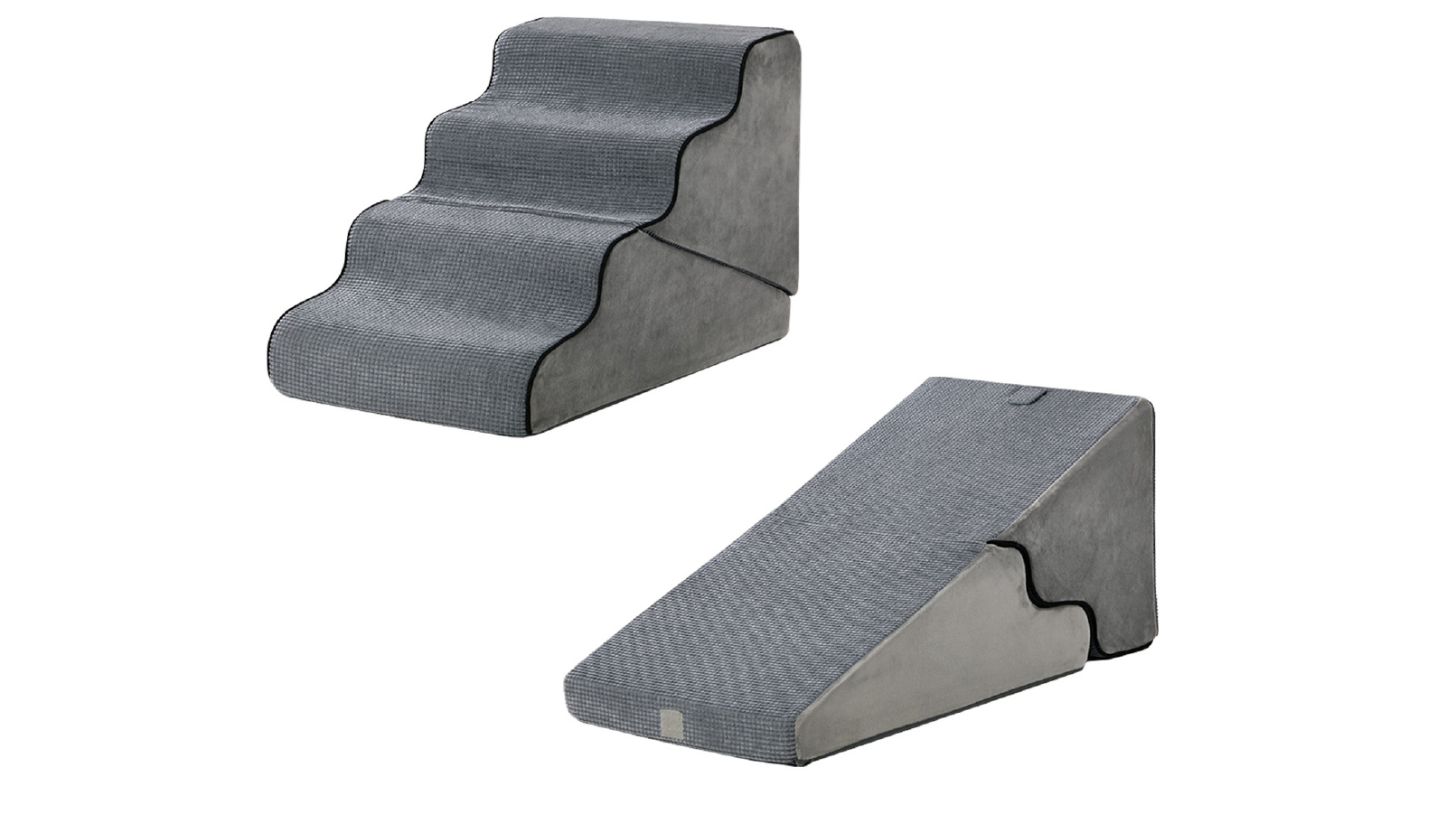 Alopet Pet Ramp Foam Dog Cover Stairs Washable Ladder For Bed Sofa Car 4 Steps