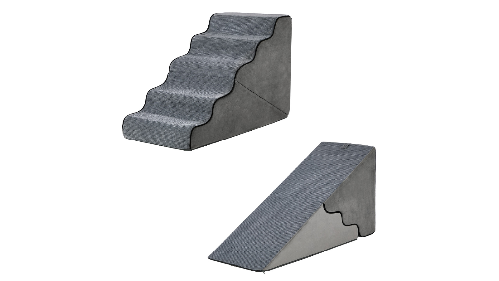 Alopet Pet Ramp Foam Dog Cover Stairs Washable Ladder For Bed Sofa Car 5 Steps