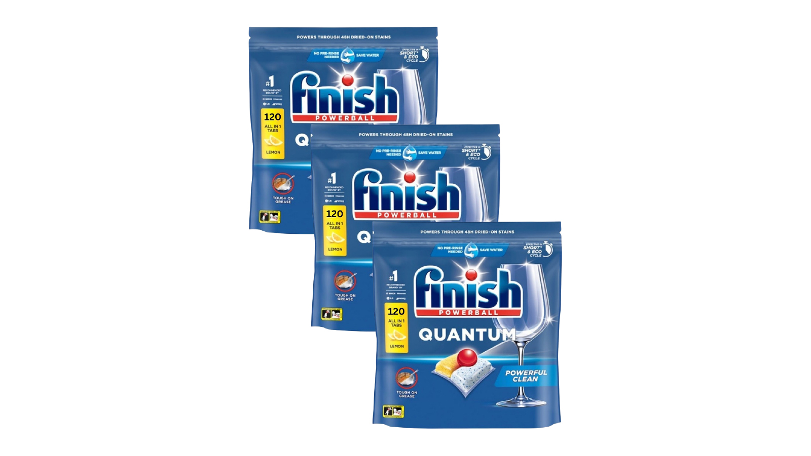 Finish Quantum Lemon x 360 Dishwasher Tablets