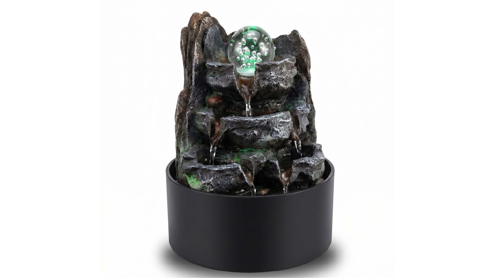Spector 3 Flow Tabletop Water Fountain with LED Light