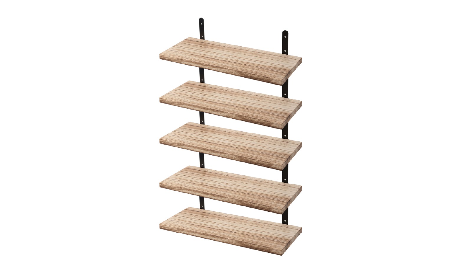 Levede 5 Piece of  Rustic Floating Shelves
