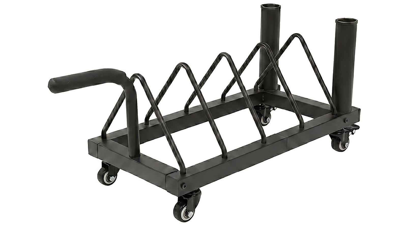 Centra Horizontal Wheels Bumper Plate Rack 