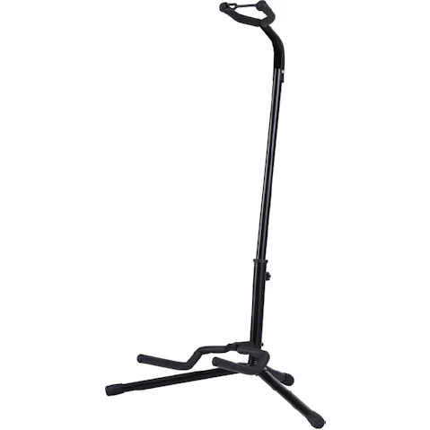 Alpha Iron Folding Instrument Holder Acoustic Bass Stand - Black