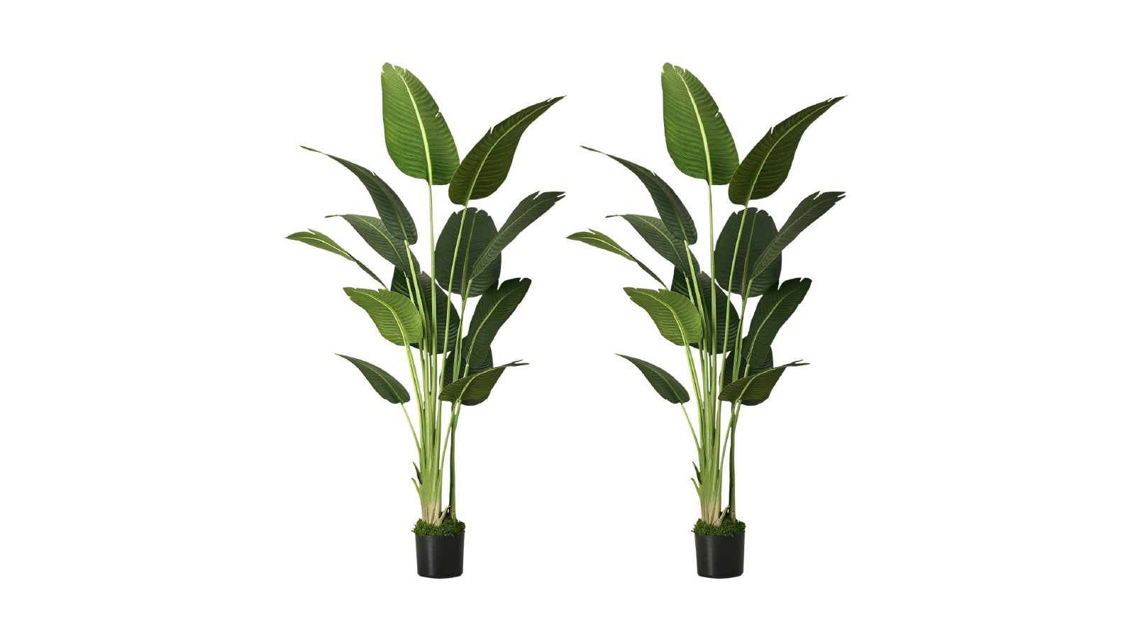 Livsip 2 Pack 180cm Artificial Bird of Paradise Plant