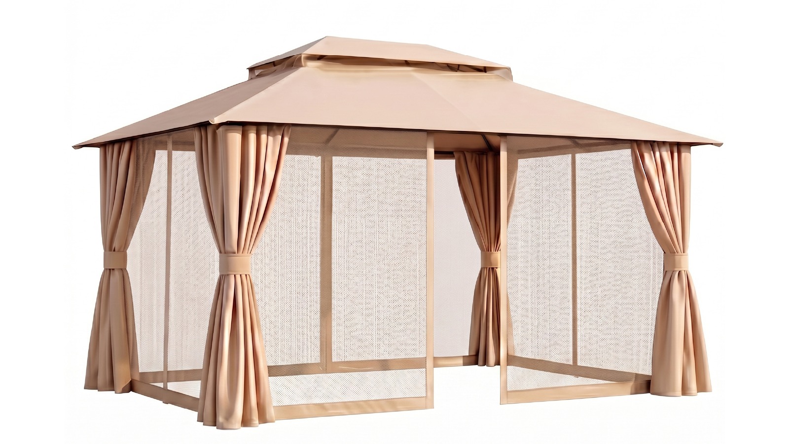 Instahut 3 x 4m Steel Frame Gazebo - Beige