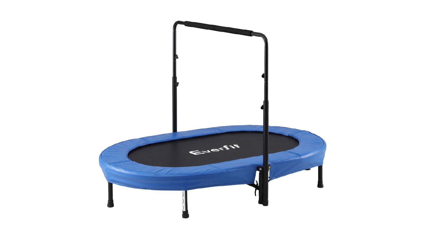 Everfit 56 Inch Foldable Fitness Trampoline Indoor Rebounder with Adjustable Handrail