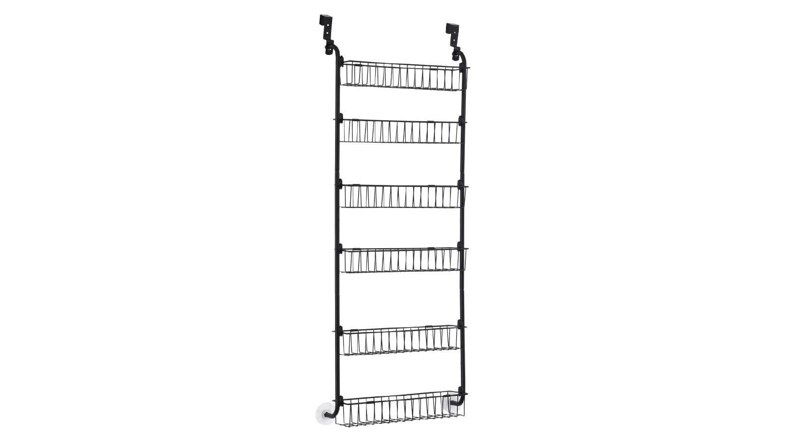 Artiss 6 Tier Metal Hook Hanging Organiser - Black