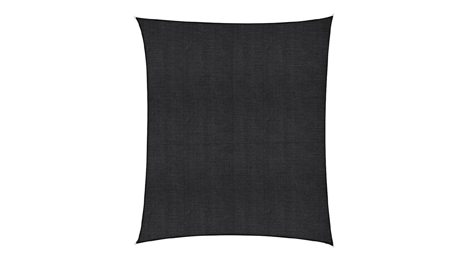 Instahut 5 x 6m  Rectangle Sun Shade Sail Cloth with 98% UV Block - Black