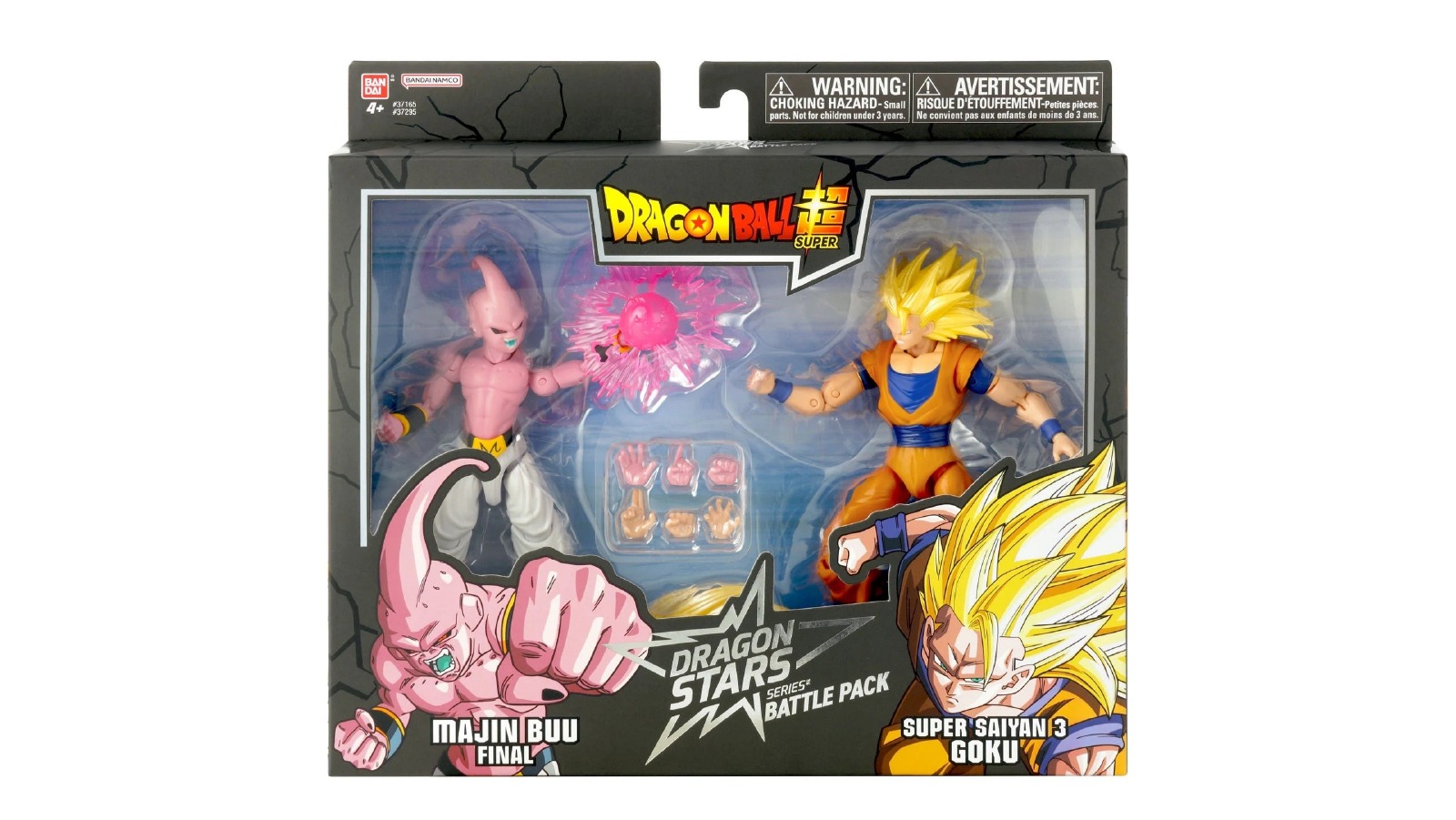 Bandai Dragon Ball Super Dragon Stars Super Saiyan 3 Goku Versus Majin Buu Final Battle Action Figure Pack 