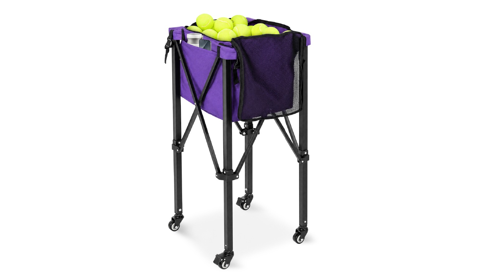 Advwin Portable Aluminium Training Hopper with Carry Bag - Purple