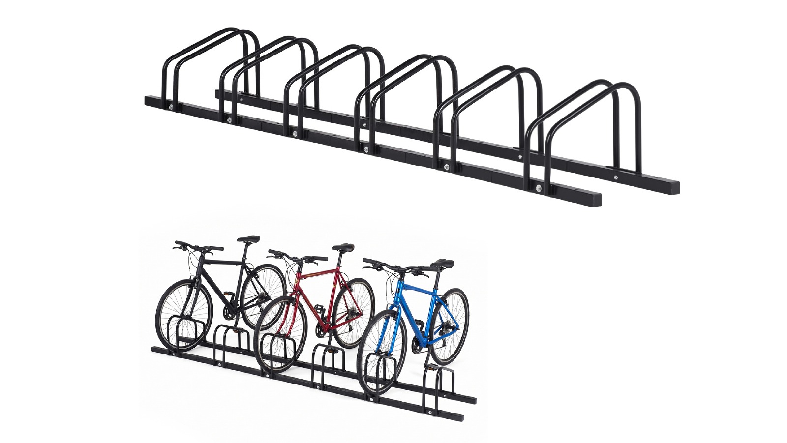 Advwin 6 Bike Heavy Duty Steel Floor Stand for 20-29 Inch Bike