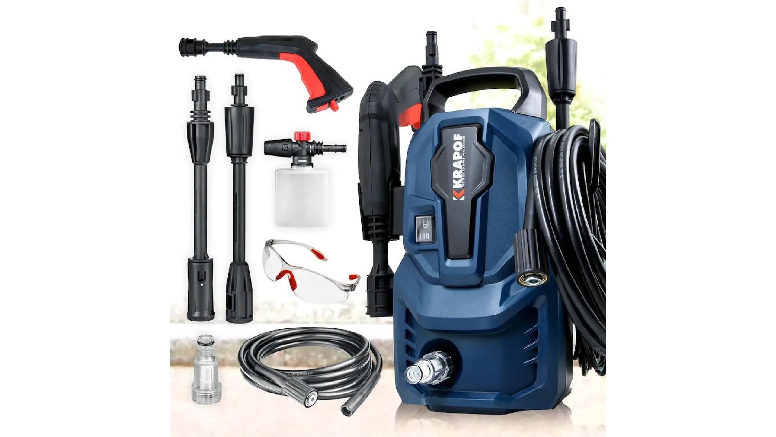 Kleva KRAPOF Mini Electric Pressure Washer - Suitable for any Household or Apartment