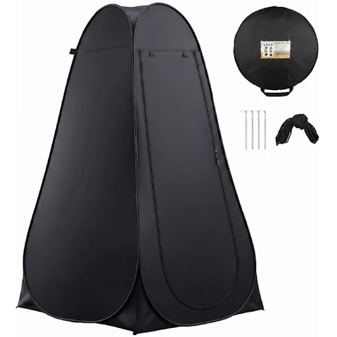 Advwin 190T Fabric Pop Up Privacy Tent with Top and Side Windows