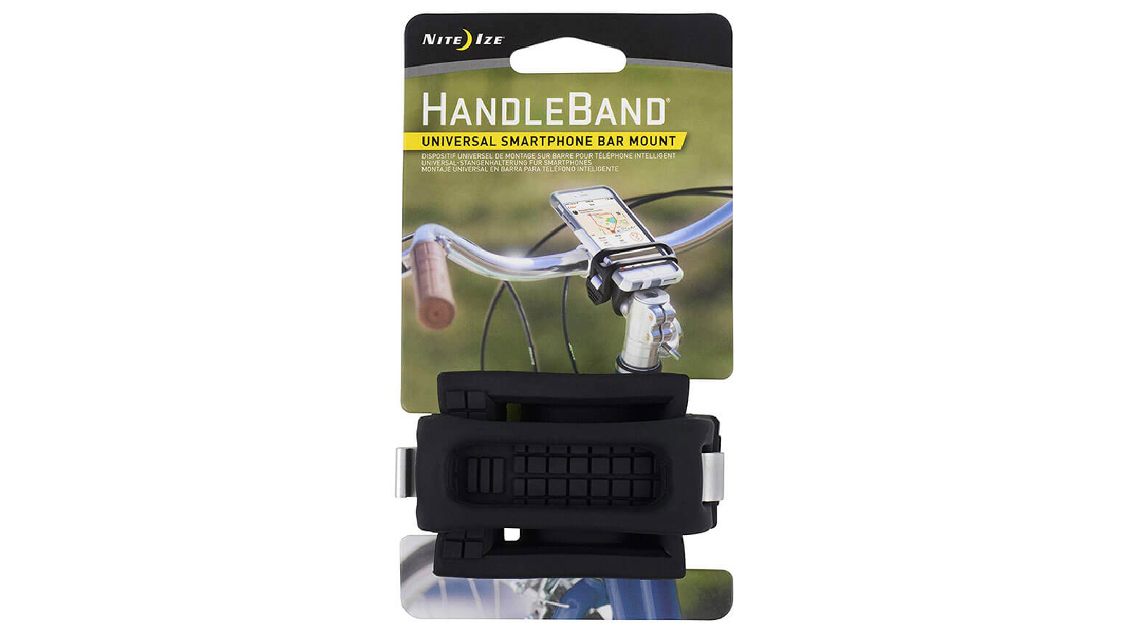 Latestbuy Handleband Universal Smartphone Bar Mount - Black
