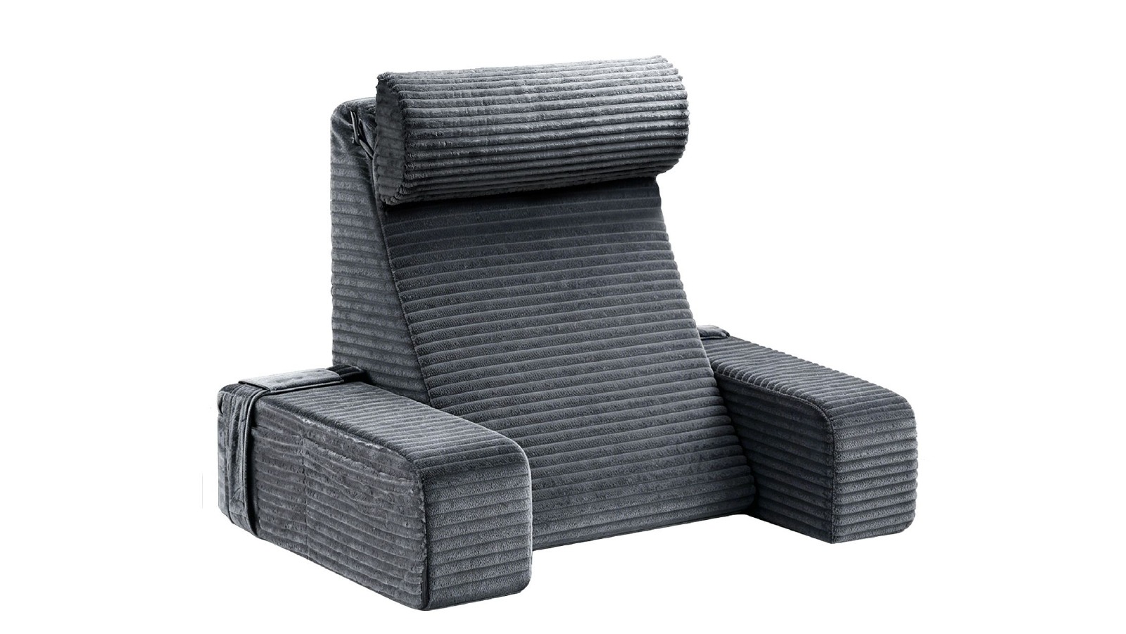 Bed Reading Pillow with Arms for Sitting Up Backrest Support