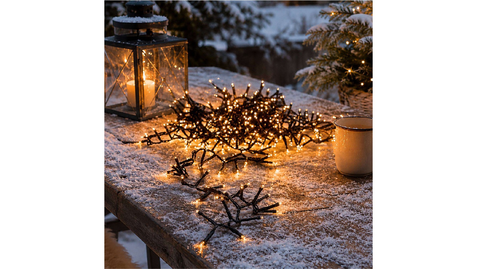 Lexi Lighting	2000 LED Firefly Compact String Light- Warm White