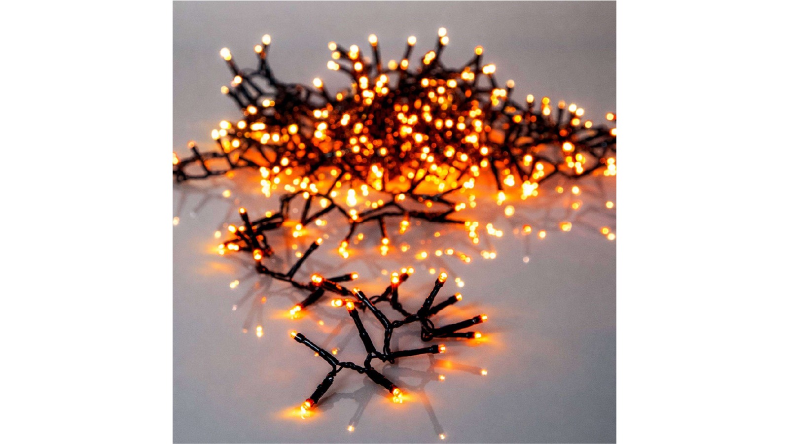 Lexi Lighting	2000 LED Firefly Compact String Light - Amber/ Warm White