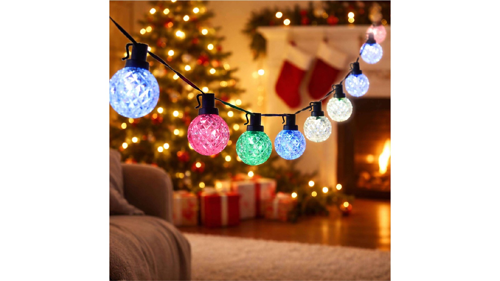 Lexi Lighting	40 LED Globe String Light - Multicolour