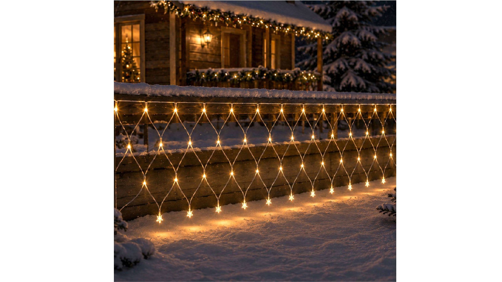 Lexi Lighting	480 x 46cm Net Light with Star 