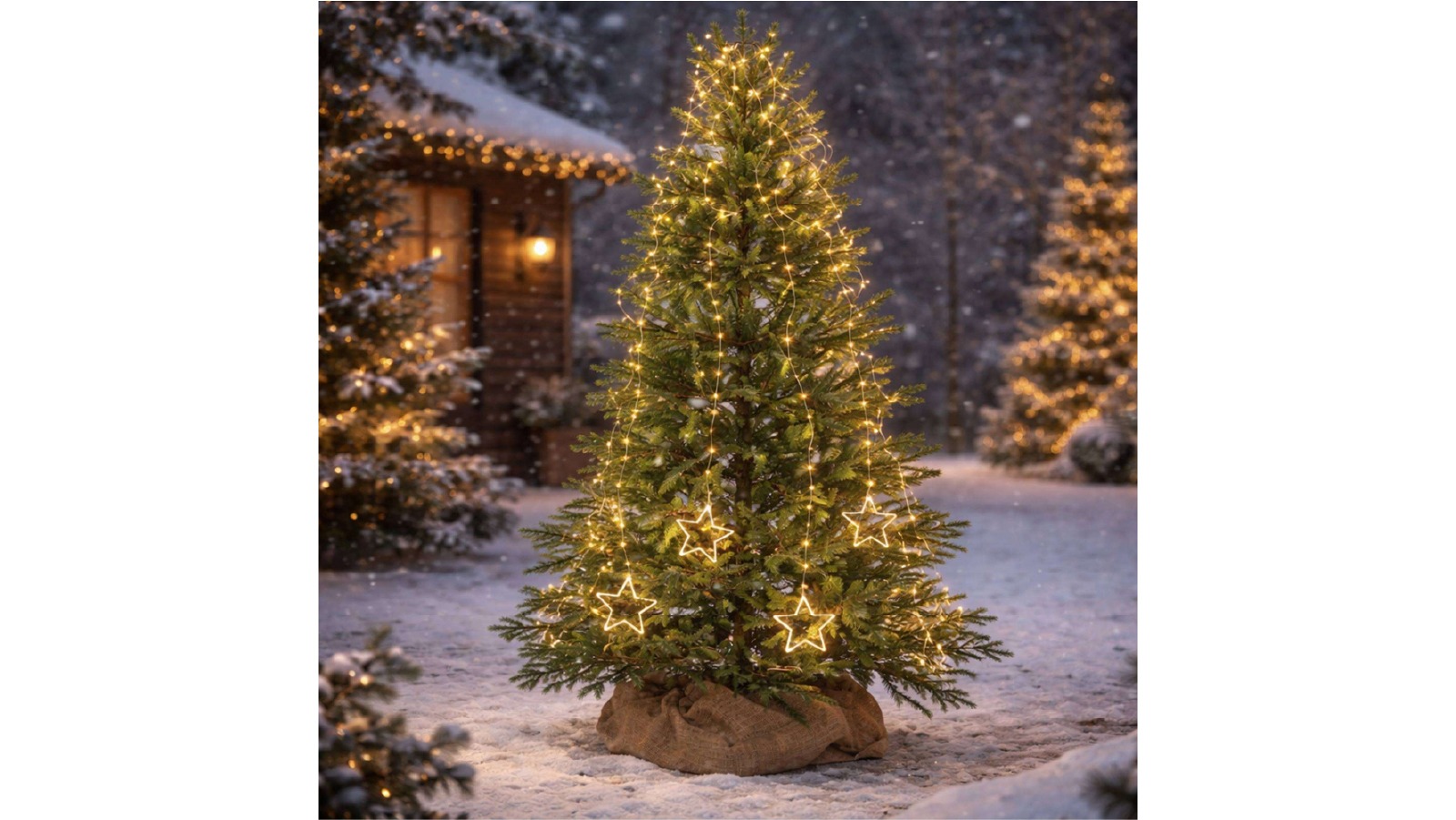 Lexi Lighting	2.1m Micro Dewdrop Branch Light With Star