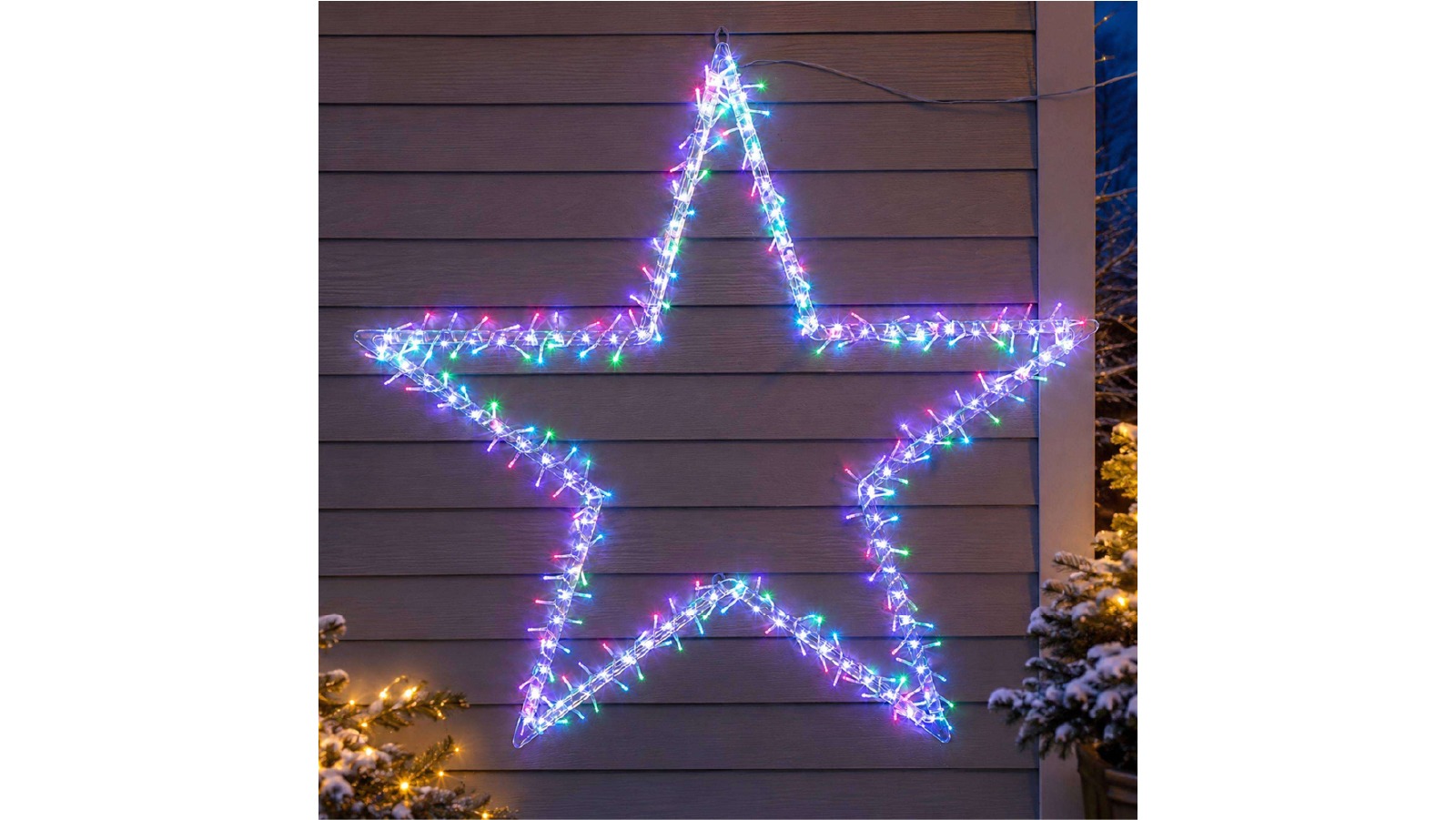 Lexi Lighting	1m Star with Shooting Effect - Candy Colour + White LED   