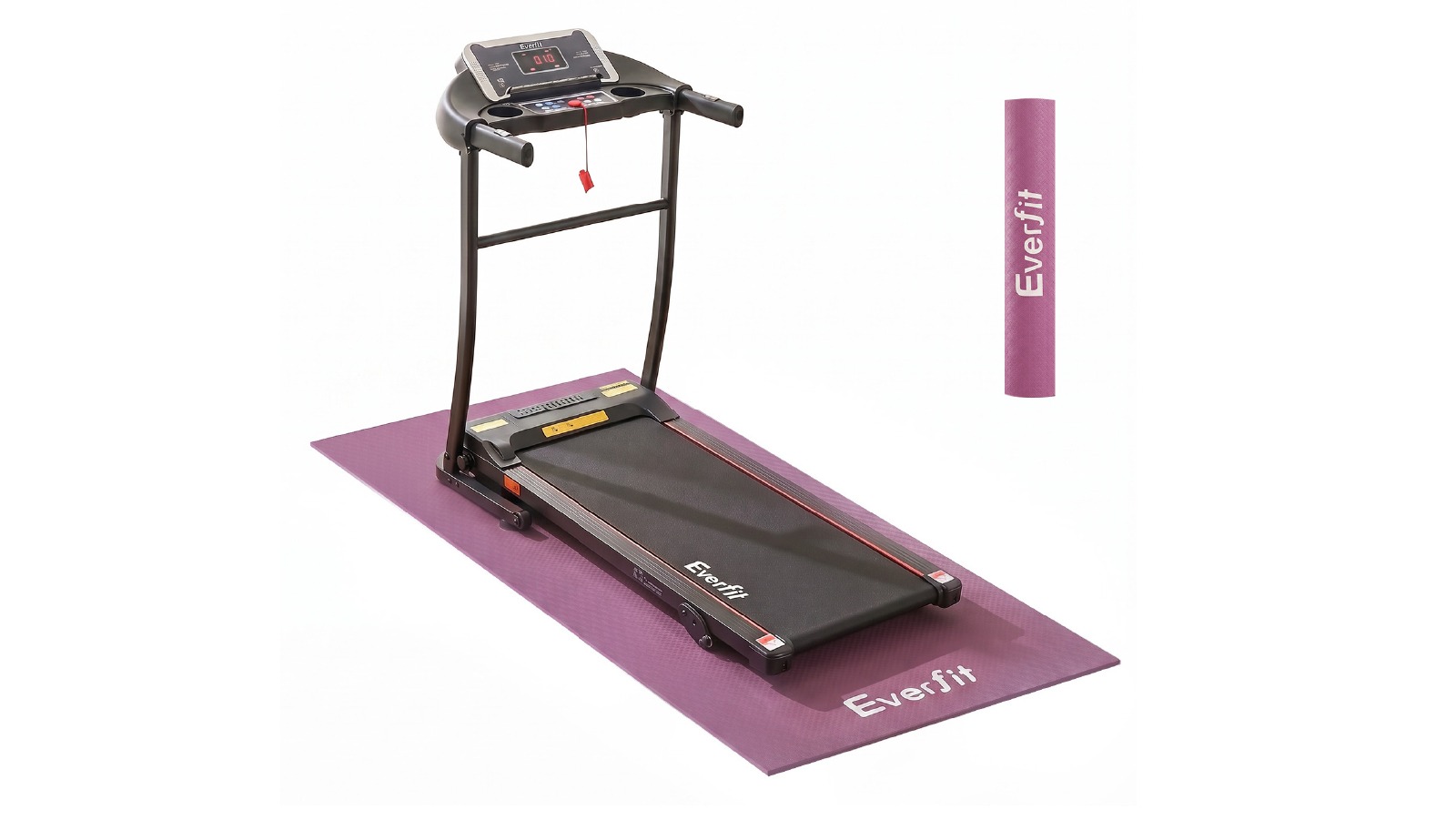 Everfit Purple Exercise Treadmill Floor Rug - 1.8m