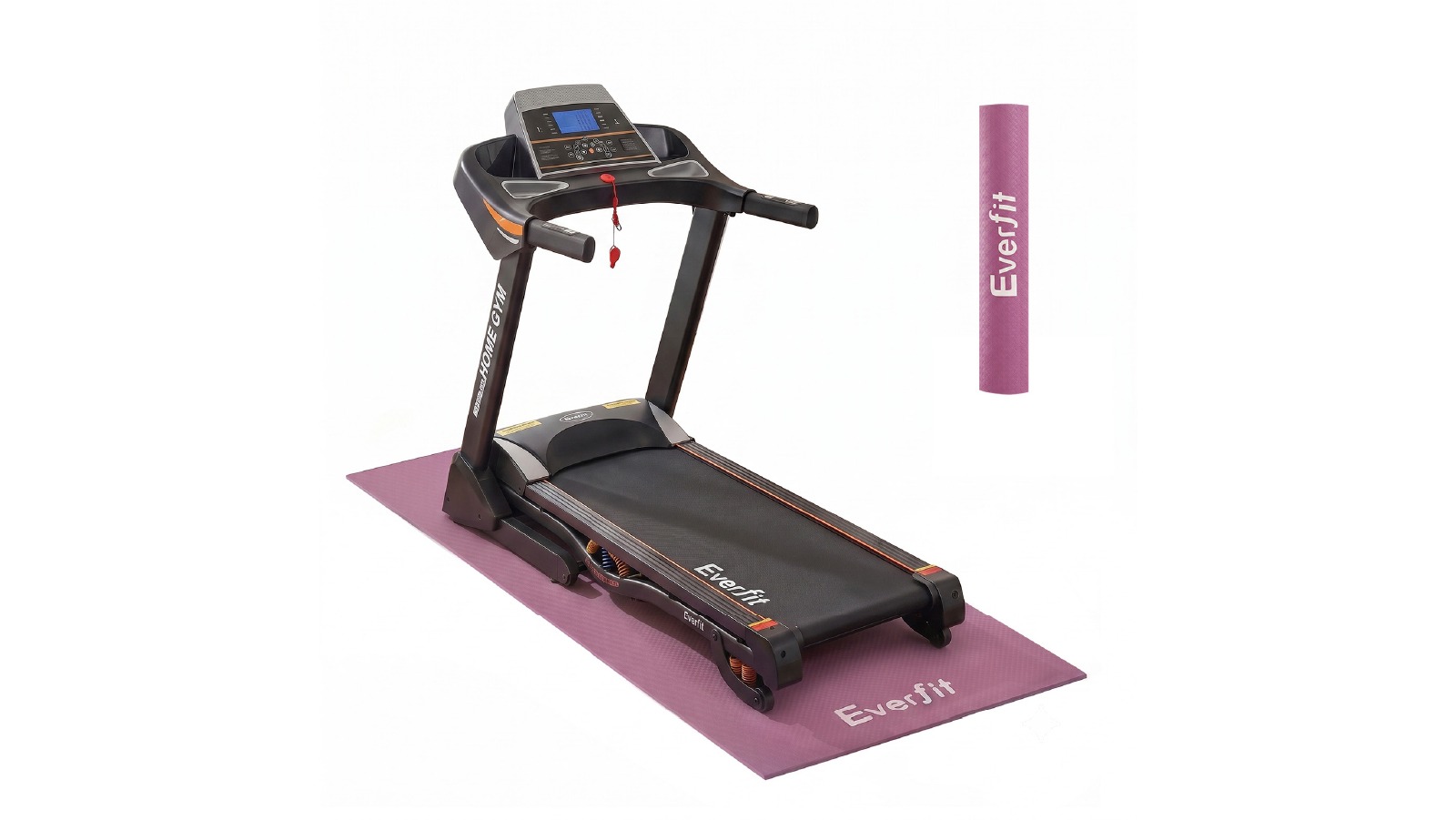 Everfit Purple Exercise Treadmill Floor Rug - 2m