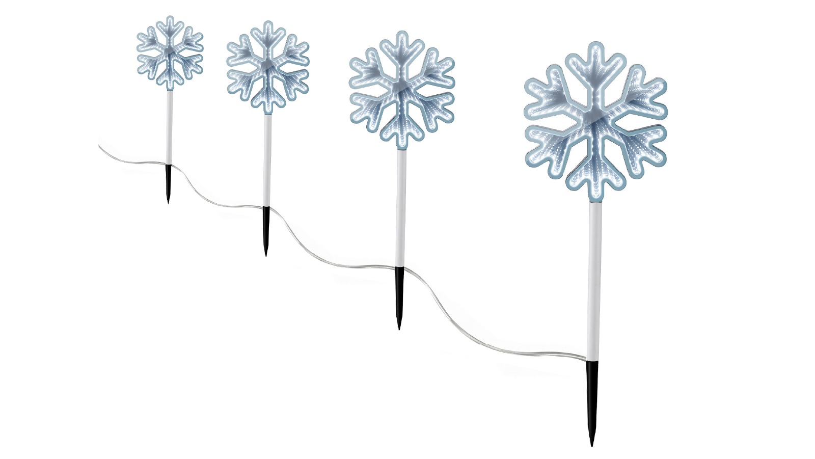 Jingle Jollys 4 Pack Christmas Pathway Lights