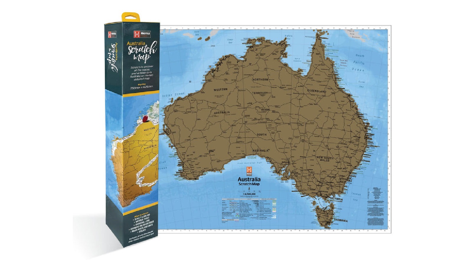 Hema Maps Hema Australia Scratch Map