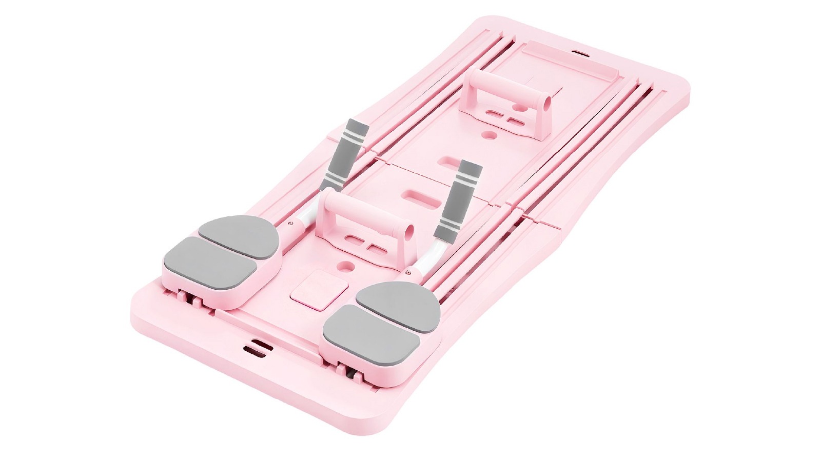 Multifunctional Foldable Resistance Bands Pilates Board - Pink