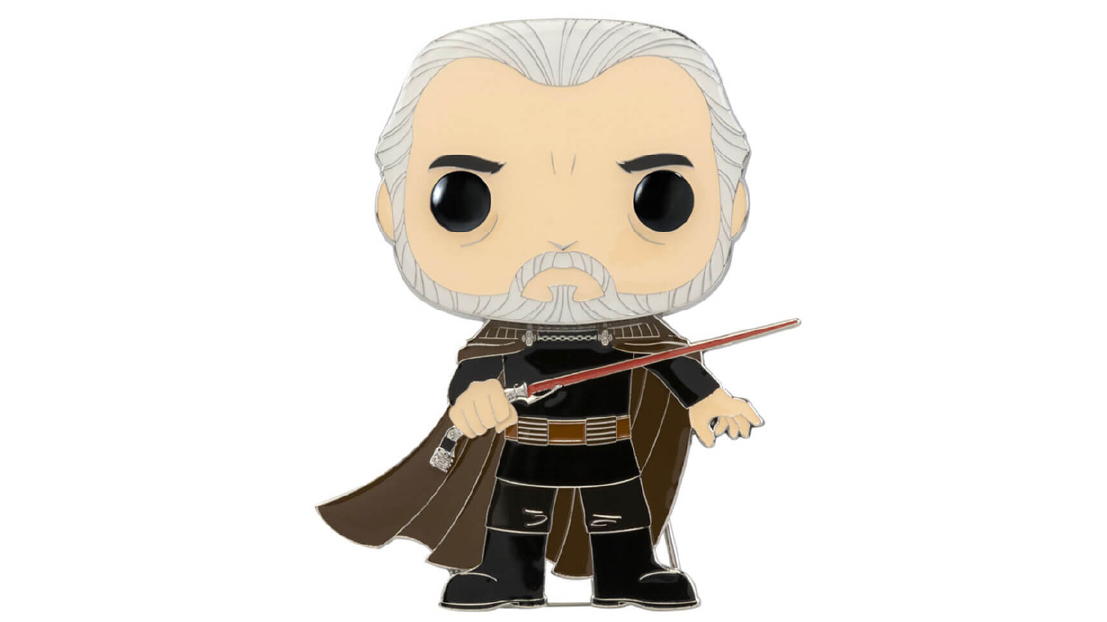 Latestbuy Star Wars Count Dooku 4 Inch Pop Enamel Pin