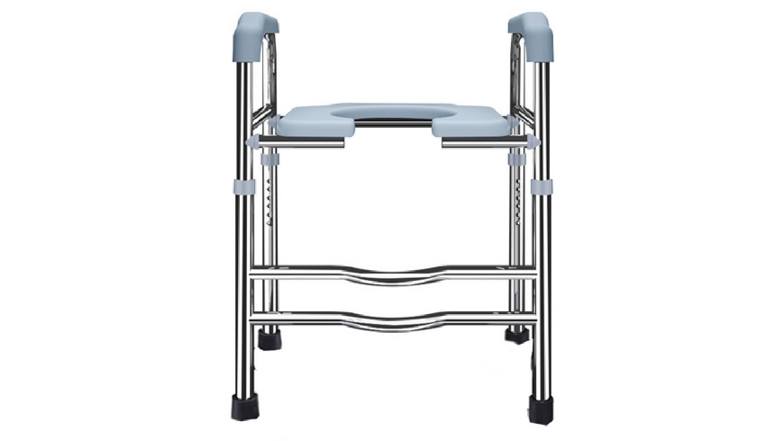 Physio Plus Heavy Duty Adjustable Raised Toilet Seat with Cushion