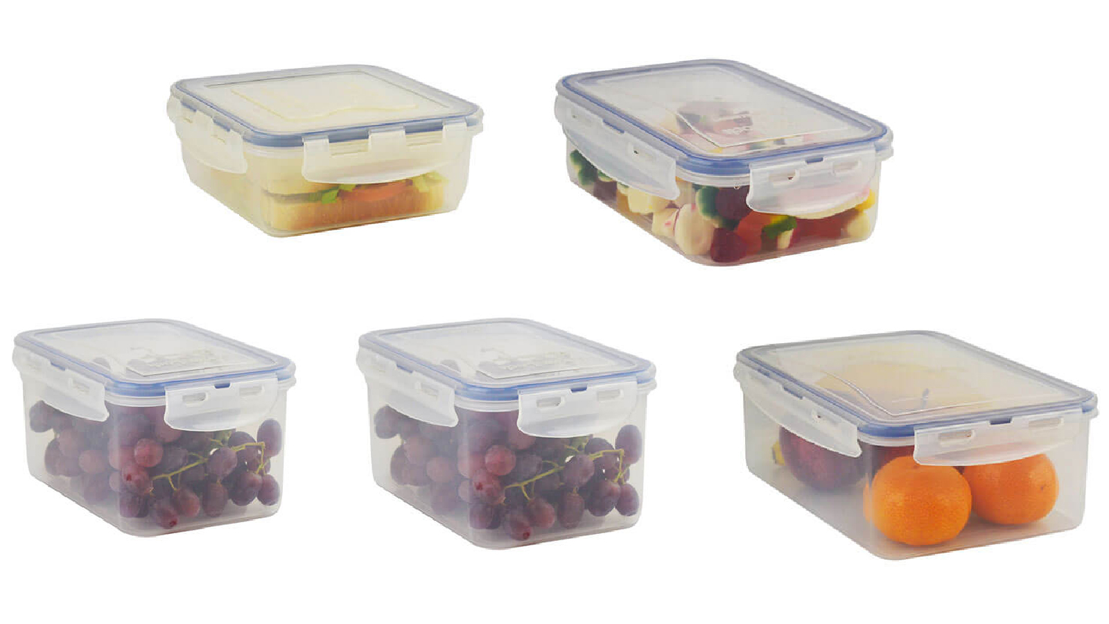 Latestbuy Italplast Clear Air Lock Food Container