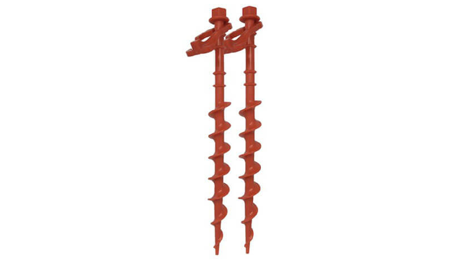 Latestbuy 6 Pack Rovin Spiral Tent Pegs - 30cm