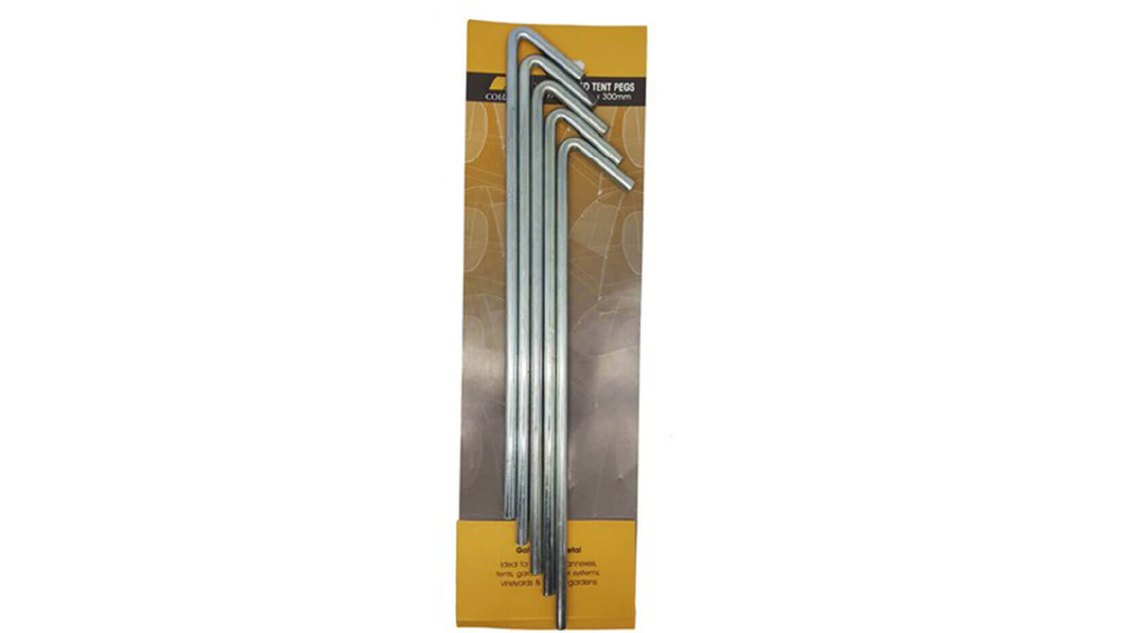 Latestbuy 5 Pack 300x8mm Tent Pegs