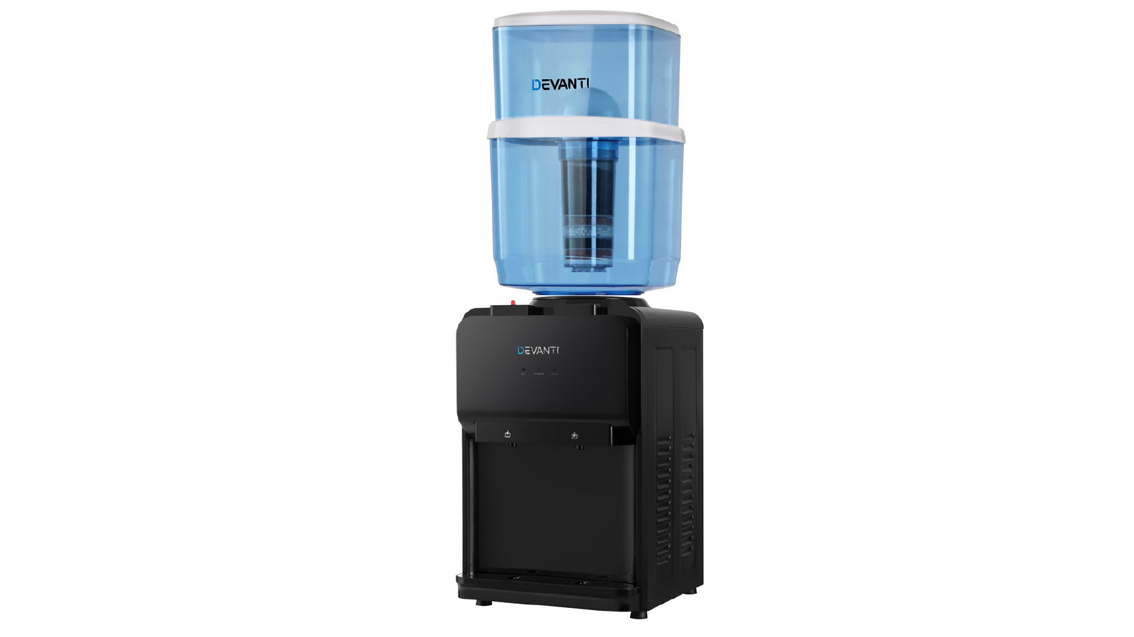 Devanti 22L Bench Top Water Cooler Dispenser - Black