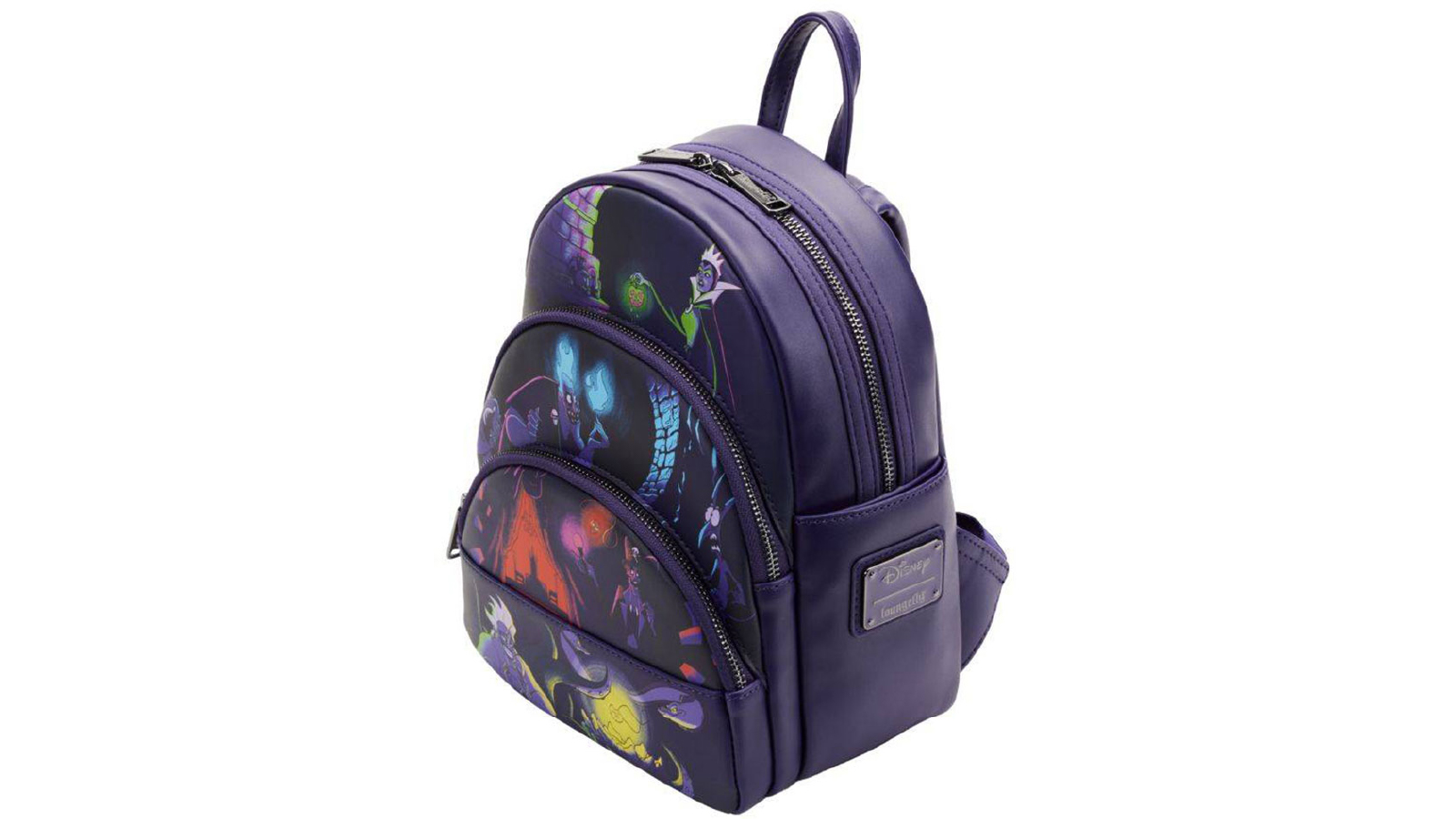 Latestbuy Disney Villains Triple Pocket Glow Mini Backpack