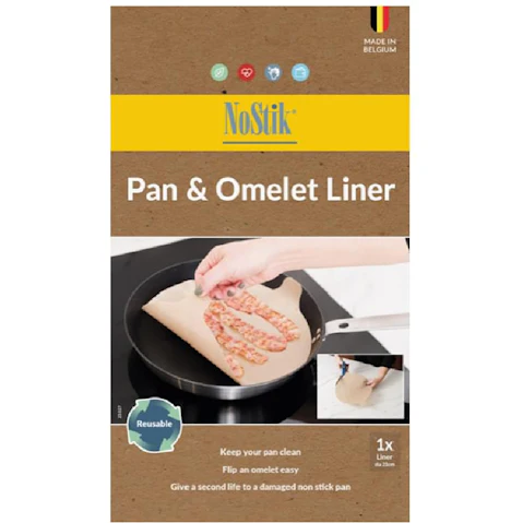 Nostik Silicone Fibreglass Pan And Omelet Liner