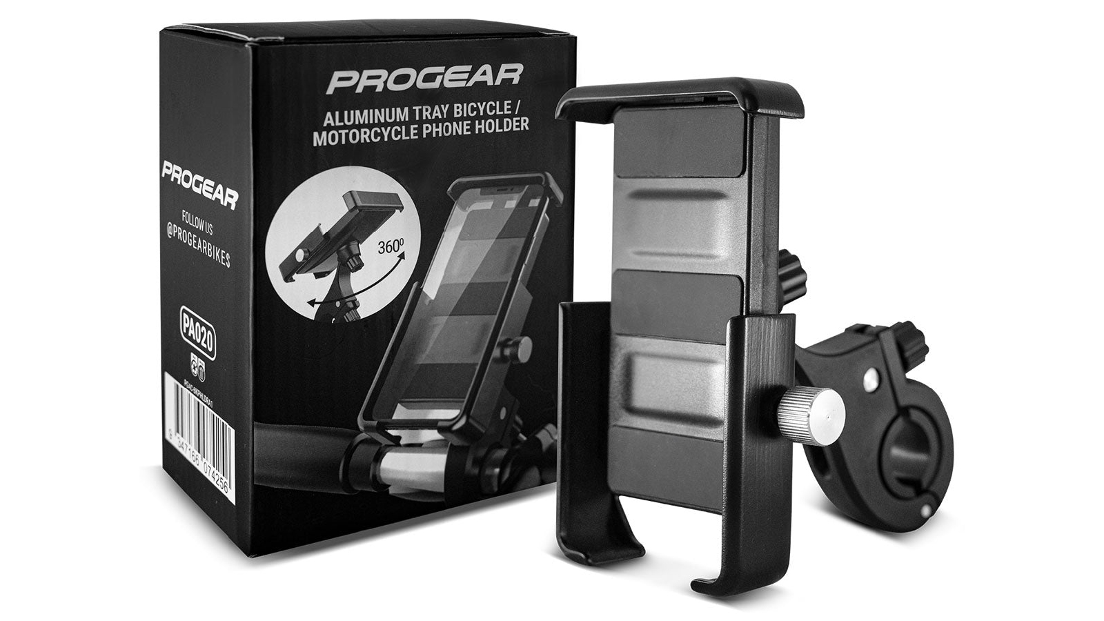 Progear Aluminium Tray Bicycle / Motorcycle Phone Holder Kit
