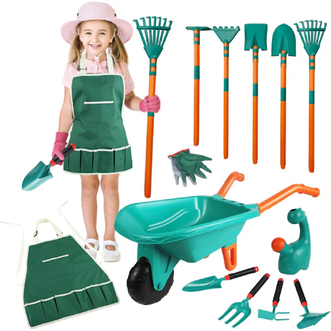 Kids Educational Learning Garden Tool Toy Playset