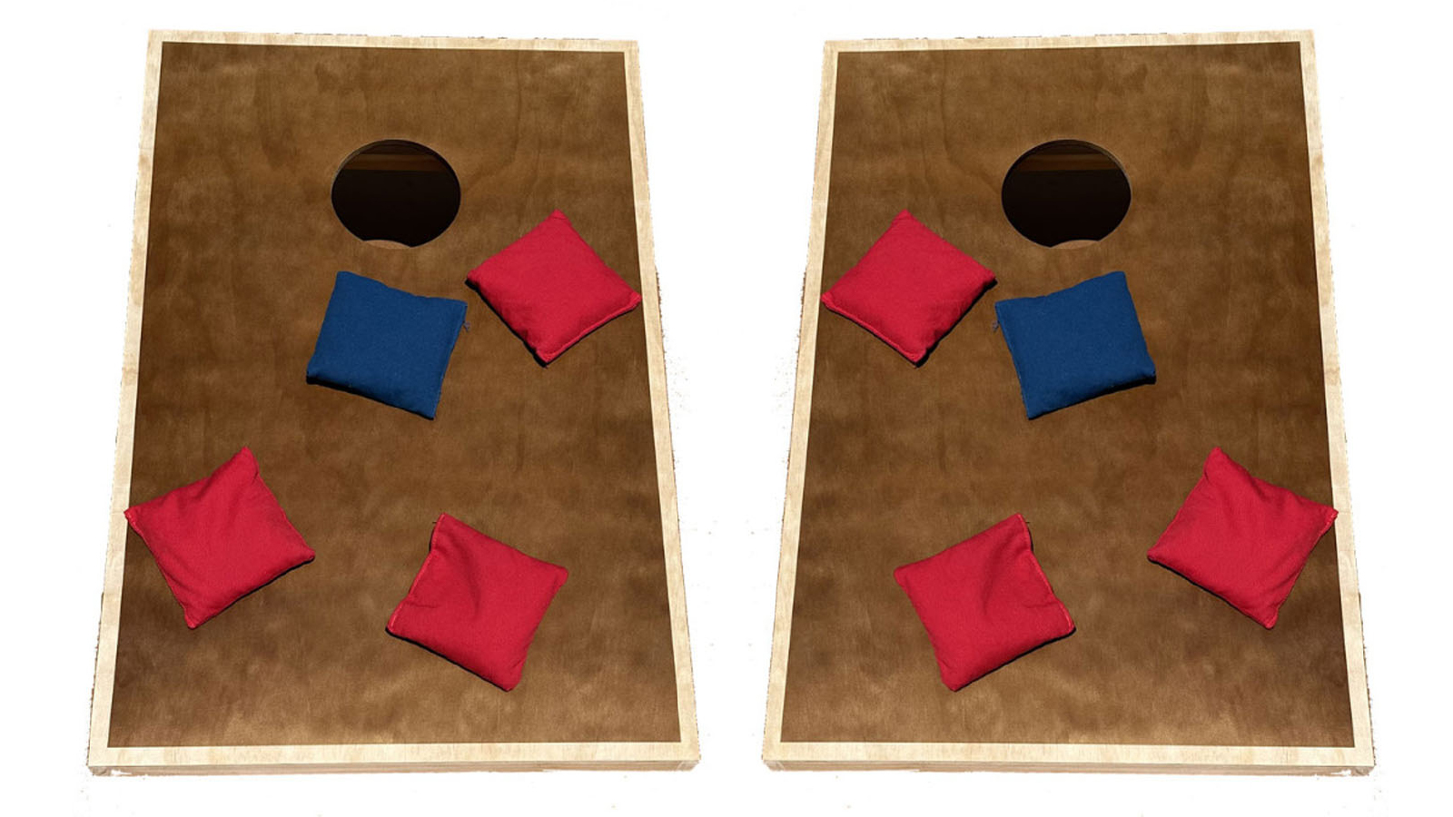 Yardgames  Dark Stained Dual Board Cornhole Game - Tailgate Size 0.9m x 0.6m