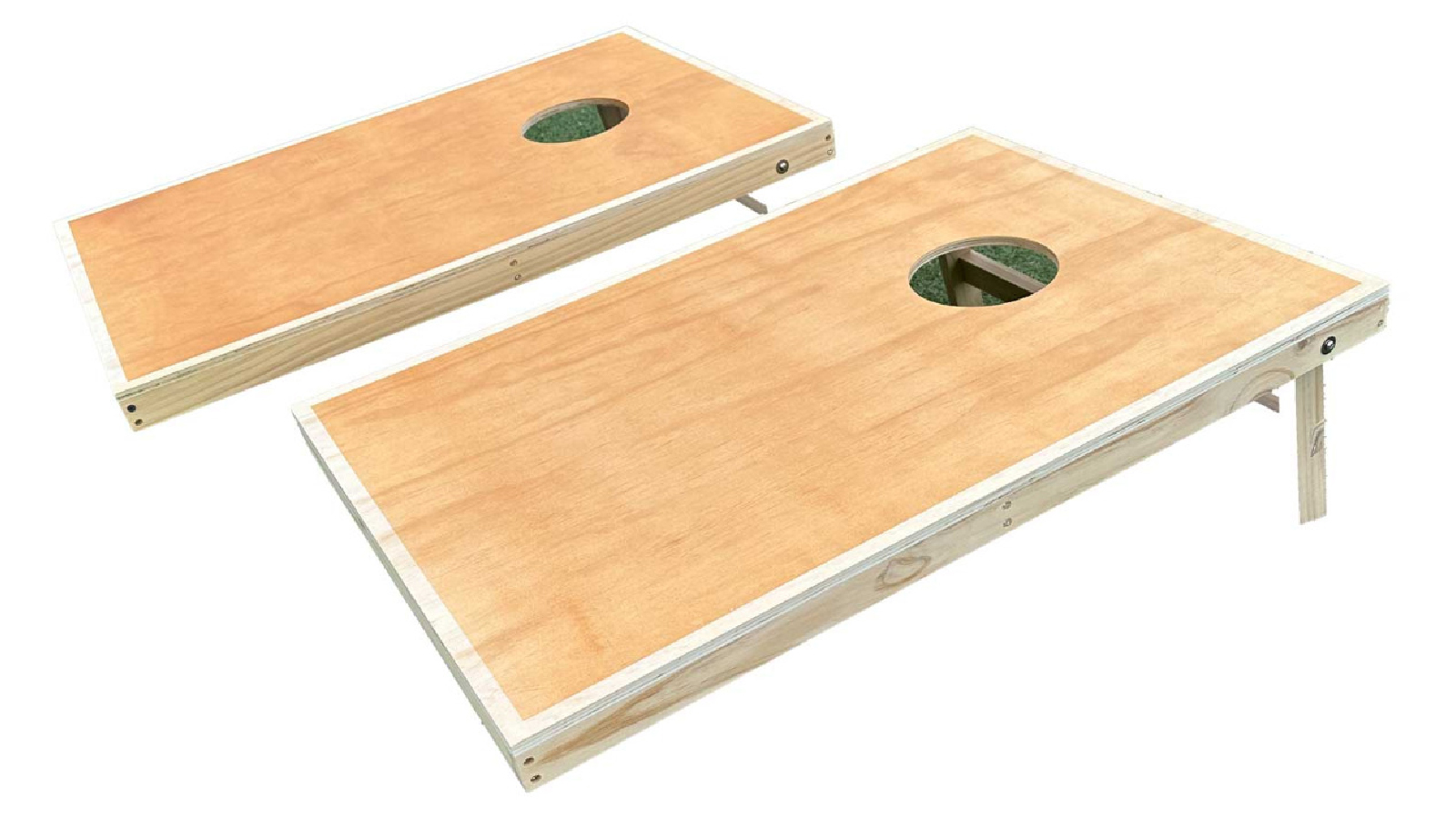 Yardgames 0.9m x 0.6m Cedar Stained Dual Board Cornhole Game - Tailgate