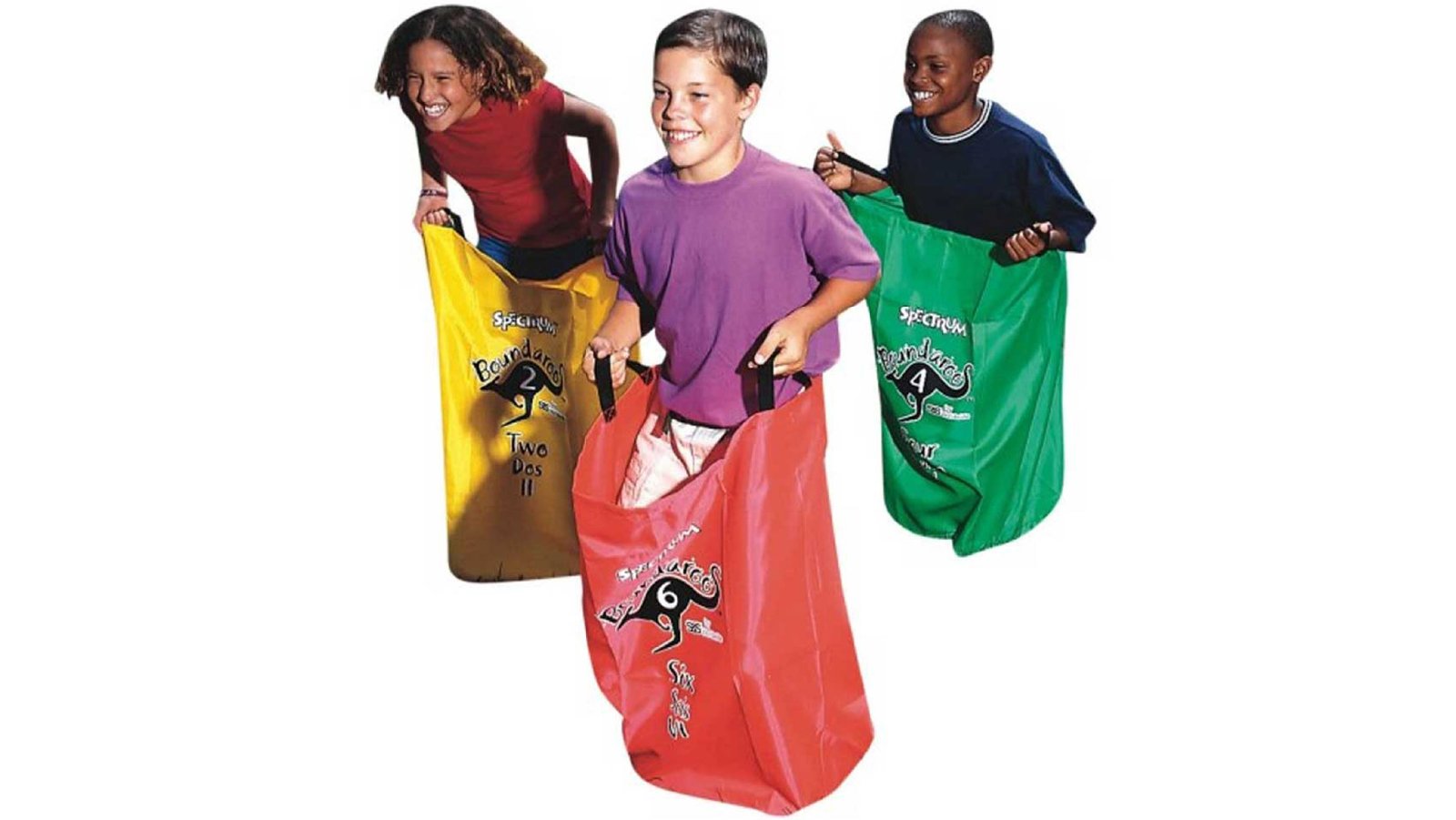 SS Worldwide Set of 6 Boundaroos Potato Sack Racers