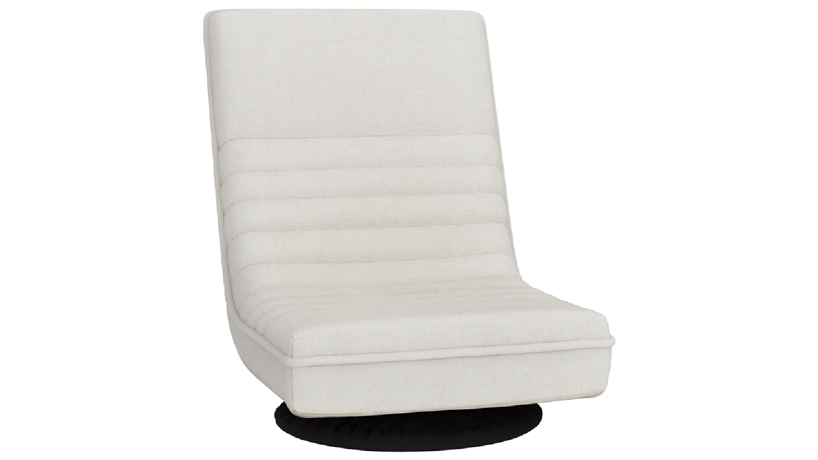 Artiss Floor Lounge Sofa Swivel Foldable Linen - White