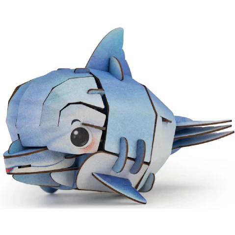 Jenjo Games Build And Sound 3D Puzzle - Dolphin