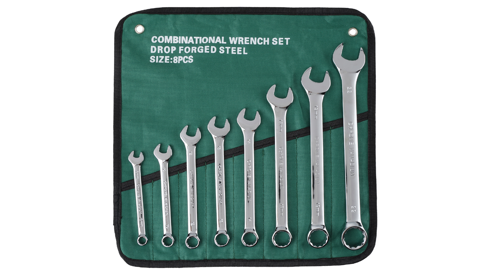 8 Piece 8-24mm Ratchet Wrench Spanner Set