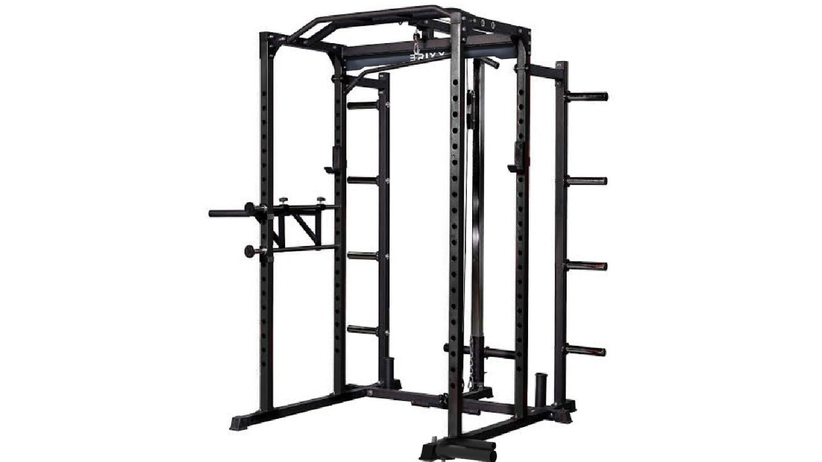 BRIXX Zeus 5000 Power Rack, Bench, 150kg Plates And Barbell Package - Black